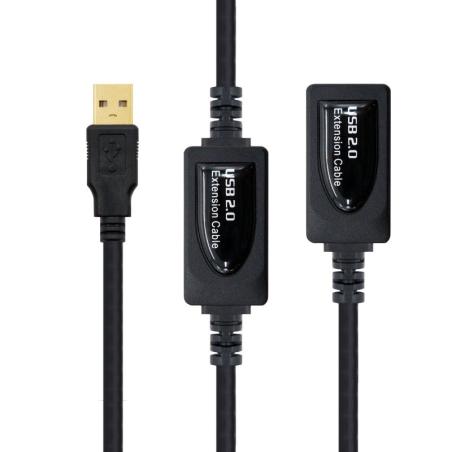 Nanocable Cable USB 2.0 Prolong. Amplificador 10M
