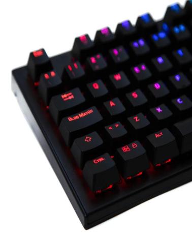 iggual Teclado gaming mecánico OBSIDIAN RGB negro